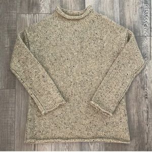 TOAST Tan Speckled Wool Sweater